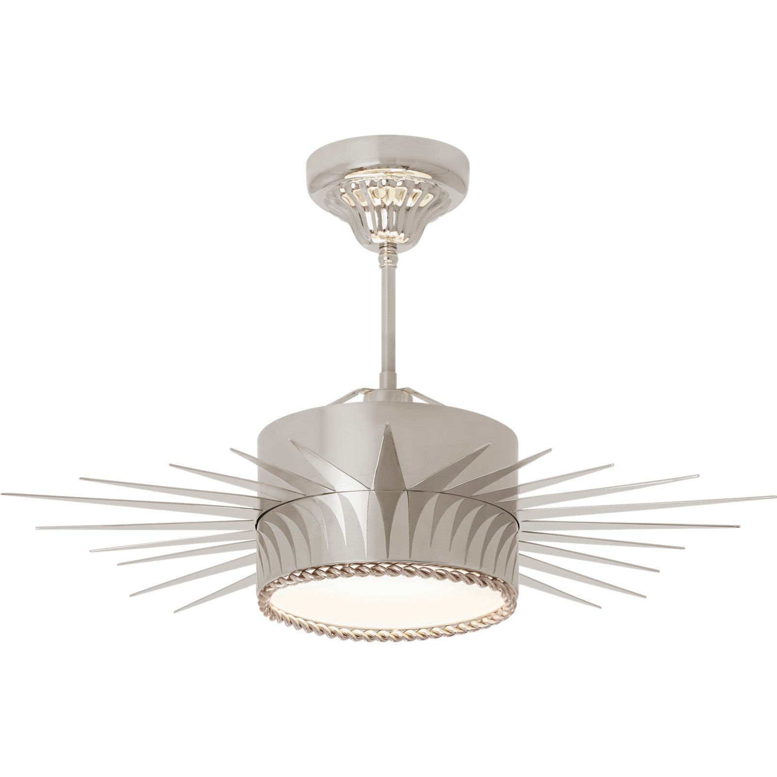 Soleil Medium Semi-Flush - Visual Comfort Ceiling Lights