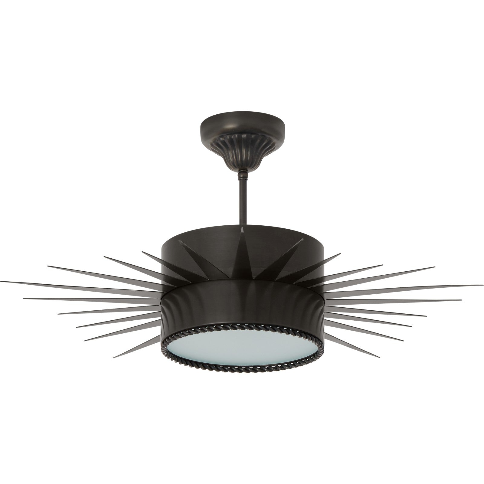 Soleil Large Semi-Flush - Visual Comfort Ceiling Lights