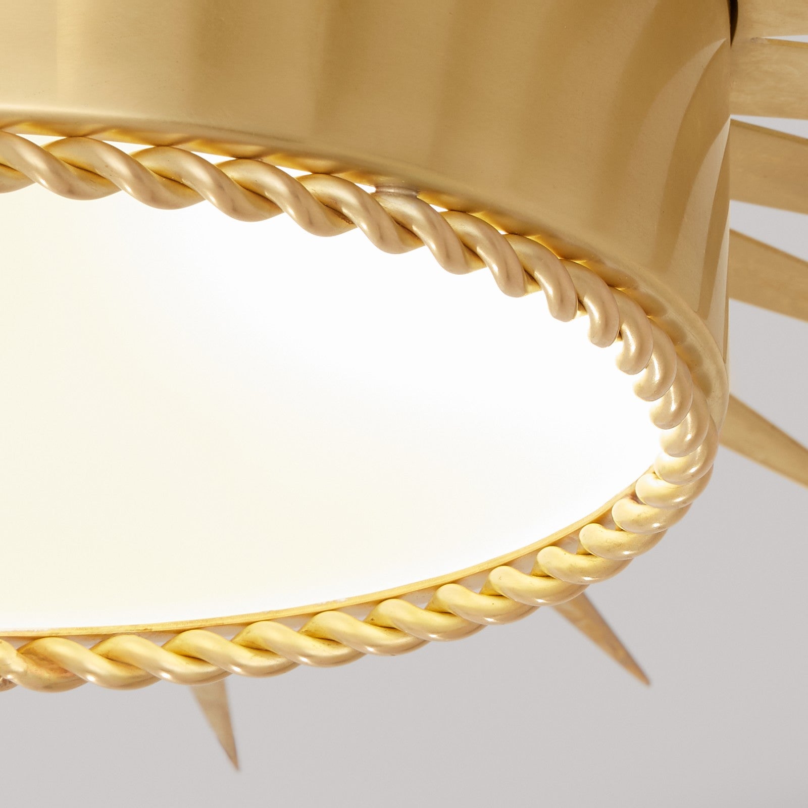 Soleil Large Semi-Flush - Visual Comfort Ceiling Lights