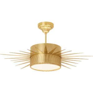 Soleil Large Semi-Flush - Visual Comfort Ceiling Lights