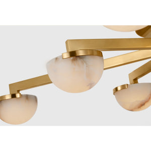 Pedra Large Staggered Arm Flush Mount - Kelly Wearstler Ceiling Lights