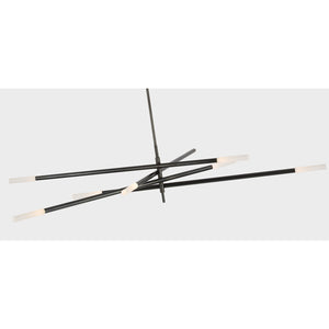 Rousseau Oversized Eight Light Articulating Chandelier - Kelly Wearstler Ceiling Lights