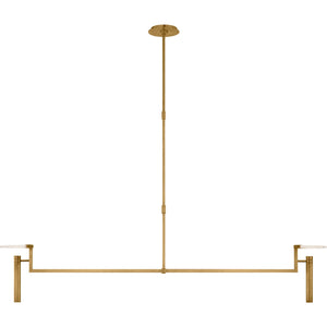 Melange Extra Large Floating Disc Linear Chandelier - Kelly Wearstler Ceiling Lights