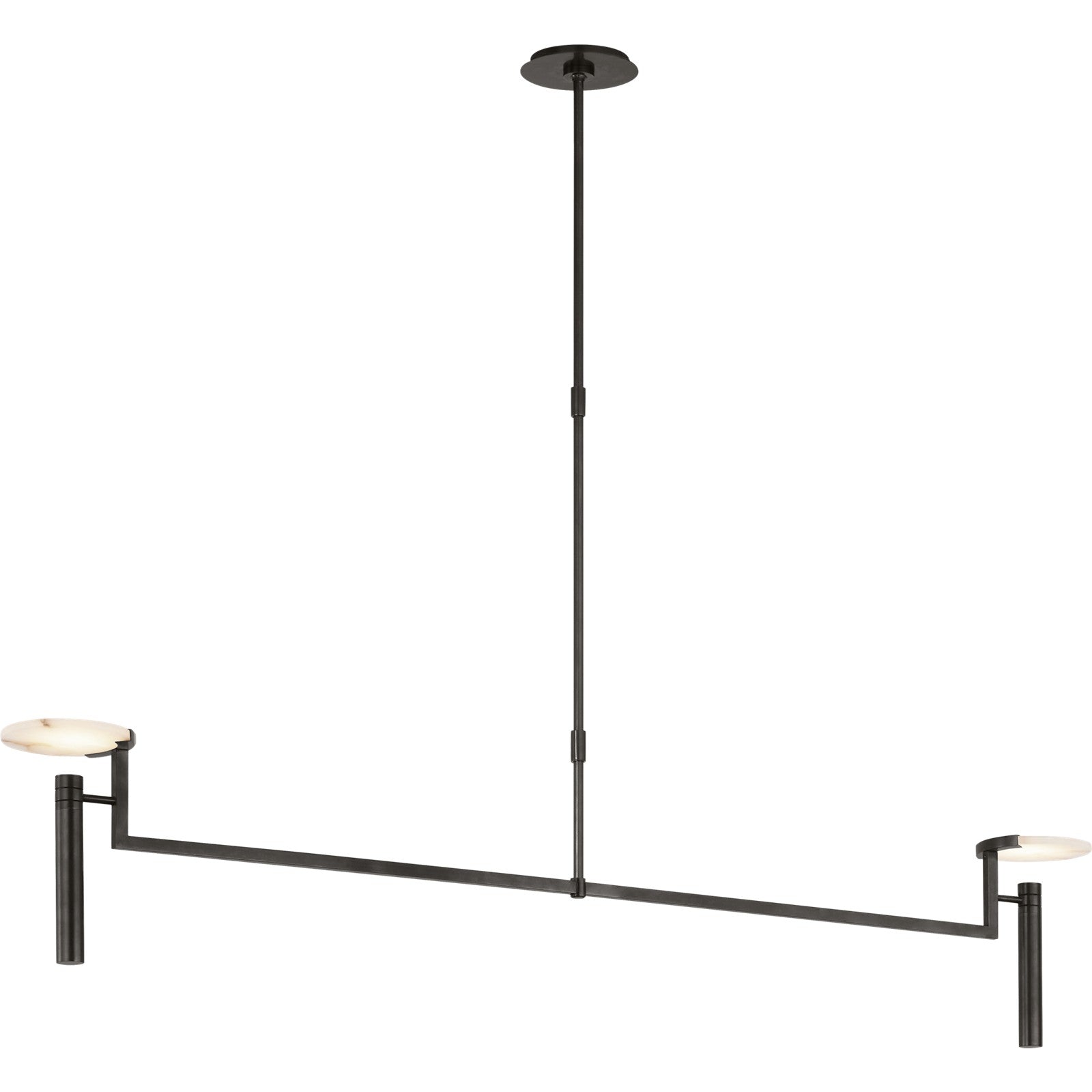 Melange Extra Large Floating Disc Linear Chandelier - Kelly Wearstler Ceiling Lights