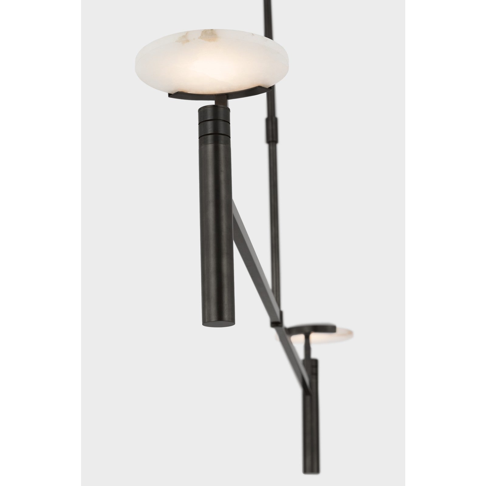 Melange Extra Large Floating Disc Linear Chandelier - Kelly Wearstler Ceiling Lights
