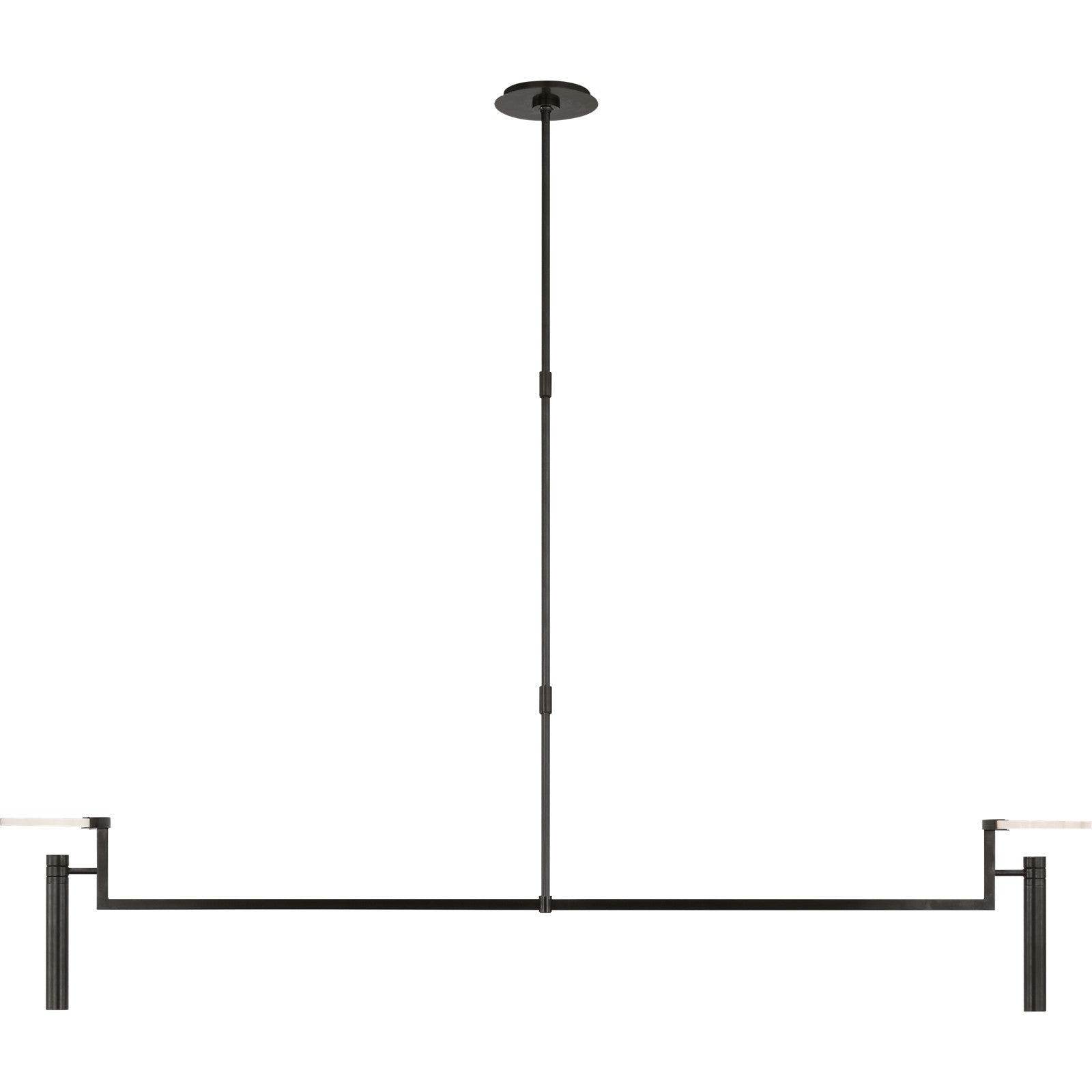 Melange Extra Large Floating Disc Linear Chandelier - Kelly Wearstler Ceiling Lights