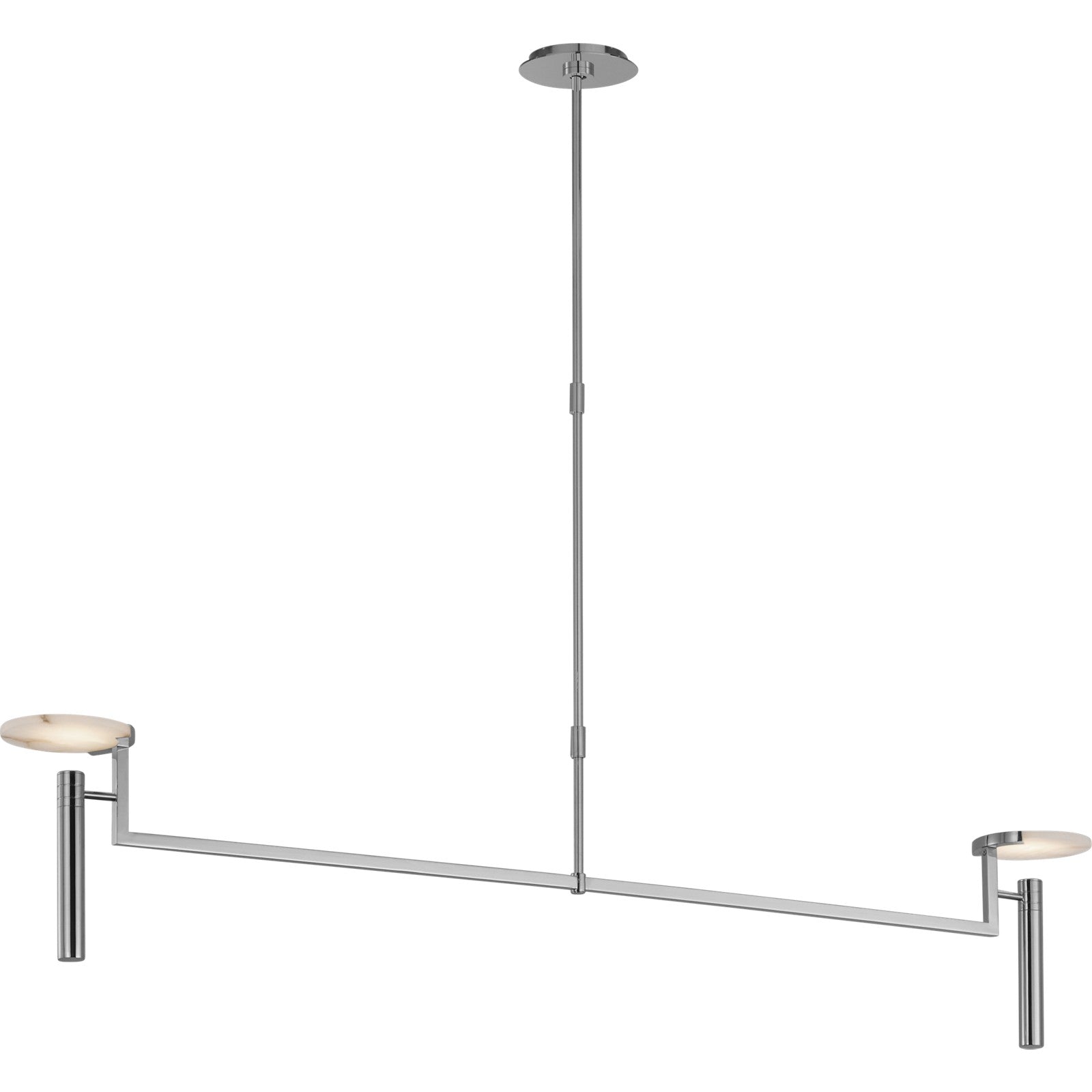 Melange Extra Large Floating Disc Linear Chandelier - Kelly Wearstler Ceiling Lights
