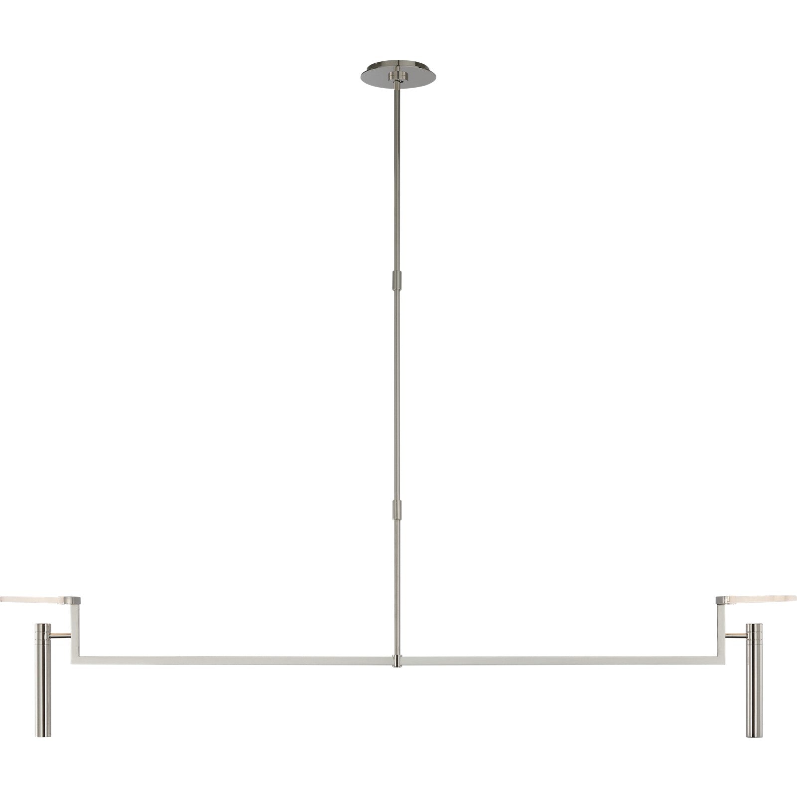 Melange Extra Large Floating Disc Linear Chandelier - Kelly Wearstler Ceiling Lights