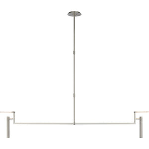 Melange Extra Large Floating Disc Linear Chandelier - Kelly Wearstler Ceiling Lights