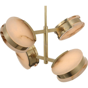 Melange 25" Multi-Positional Semi-Flush Chandelier - Kelly Wearstler Ceiling Lights