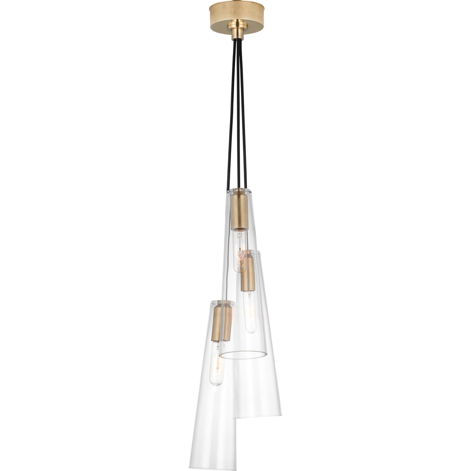 Osvaldo 4" Triple Pendant - Visual Comfort Ceiling Lights