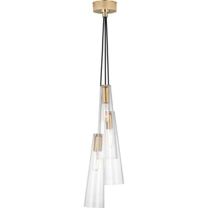 Osvaldo 4" Triple Pendant - Visual Comfort Ceiling Lights