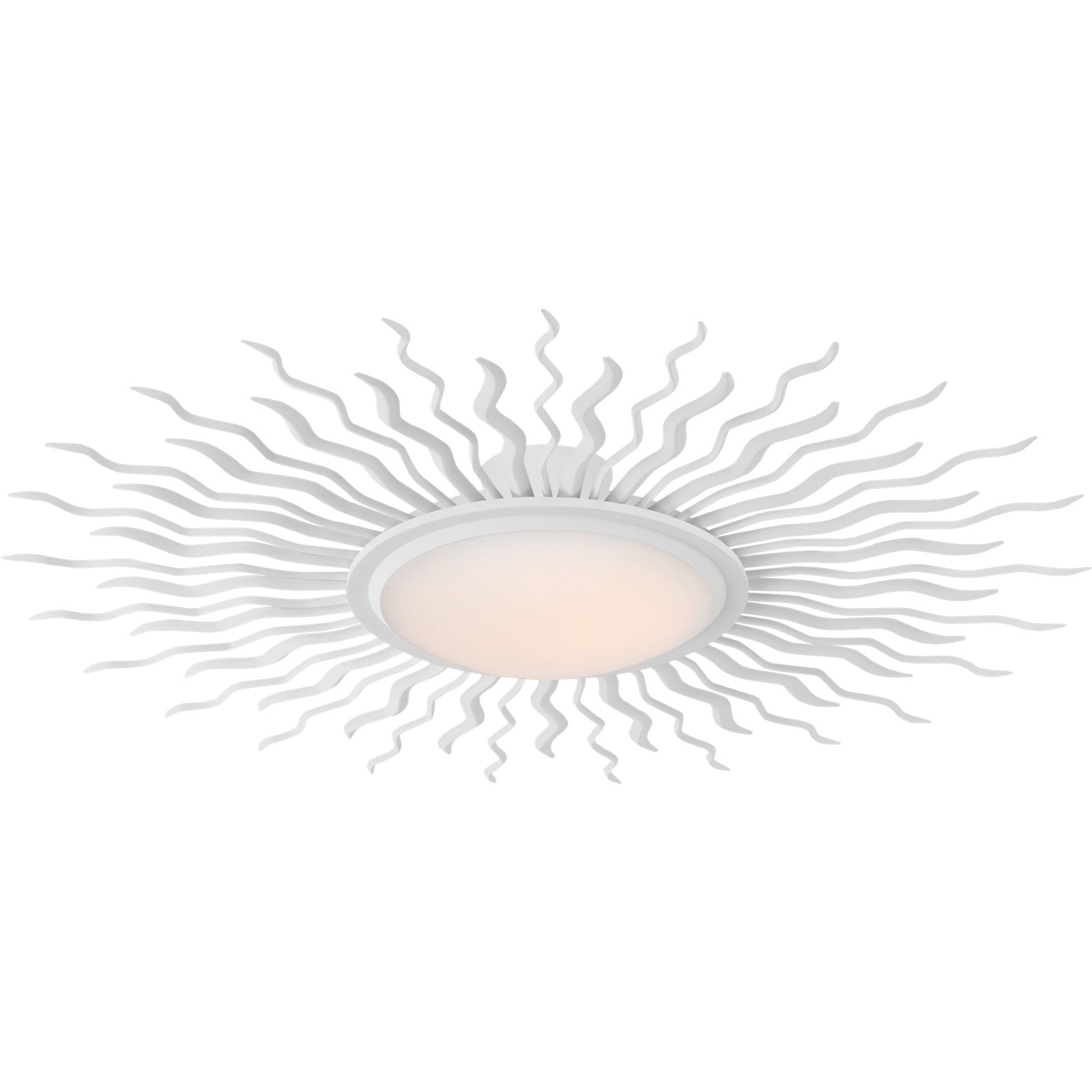 Re 38" Semi-Flush Mount - Visual Comfort Ceiling Lights