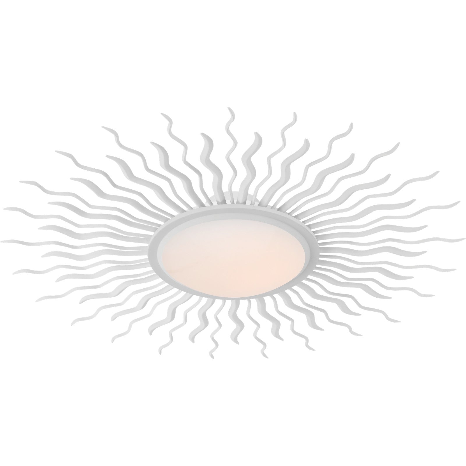 Re 38" Semi-Flush Mount - Visual Comfort Ceiling Lights