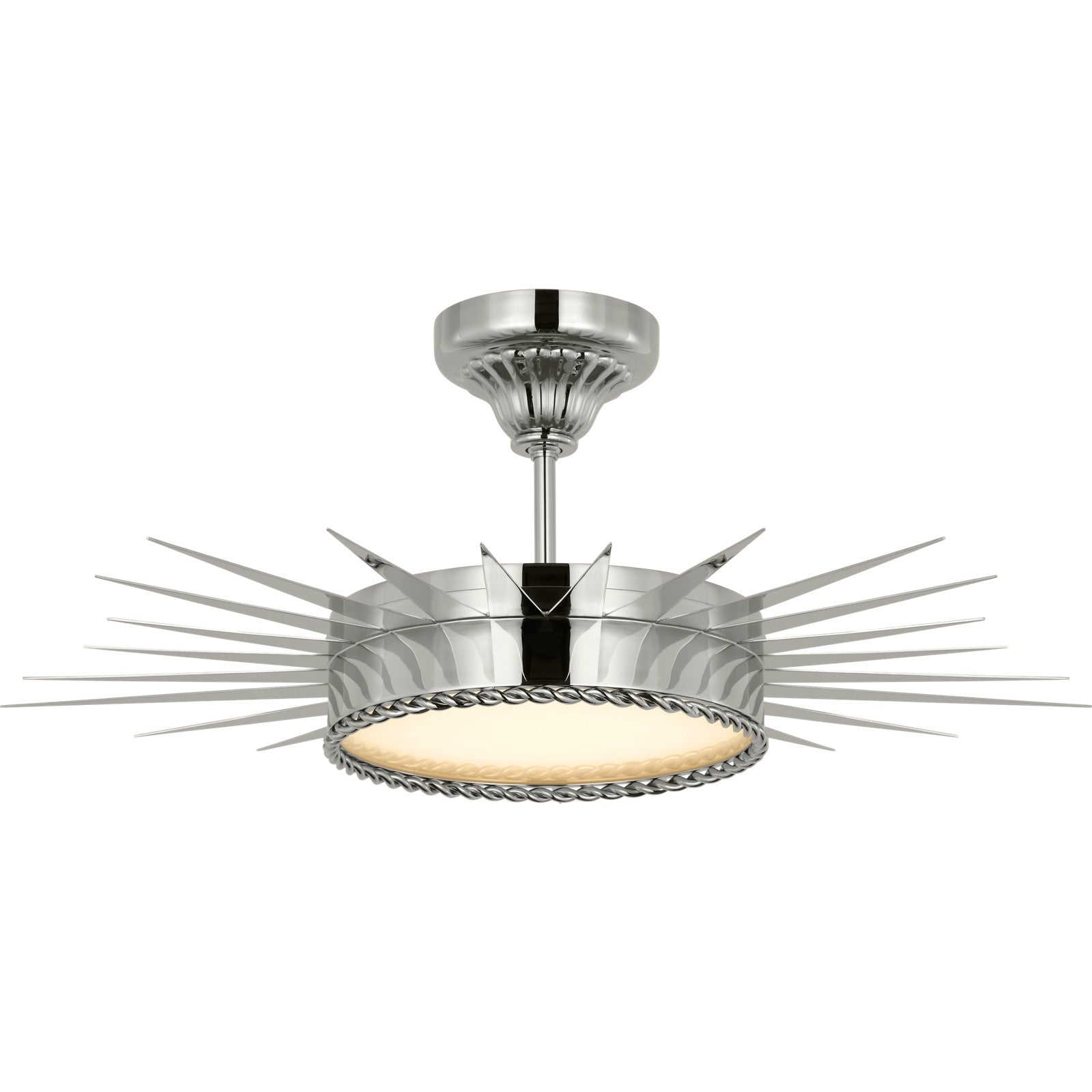 Soleil 28" Semi-Flush Mount - Visual Comfort Ceiling Lights