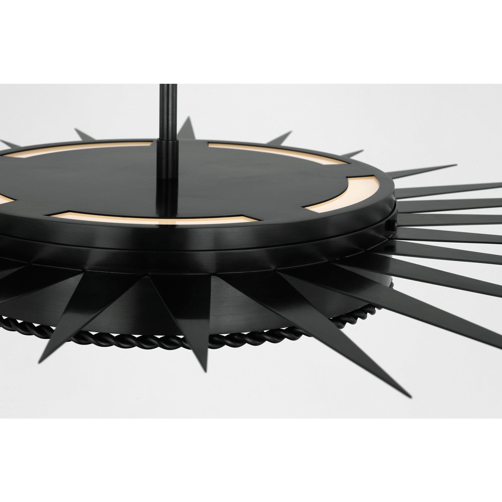 Soleil 36" Semi-Flush Mount - Visual Comfort Ceiling Lights