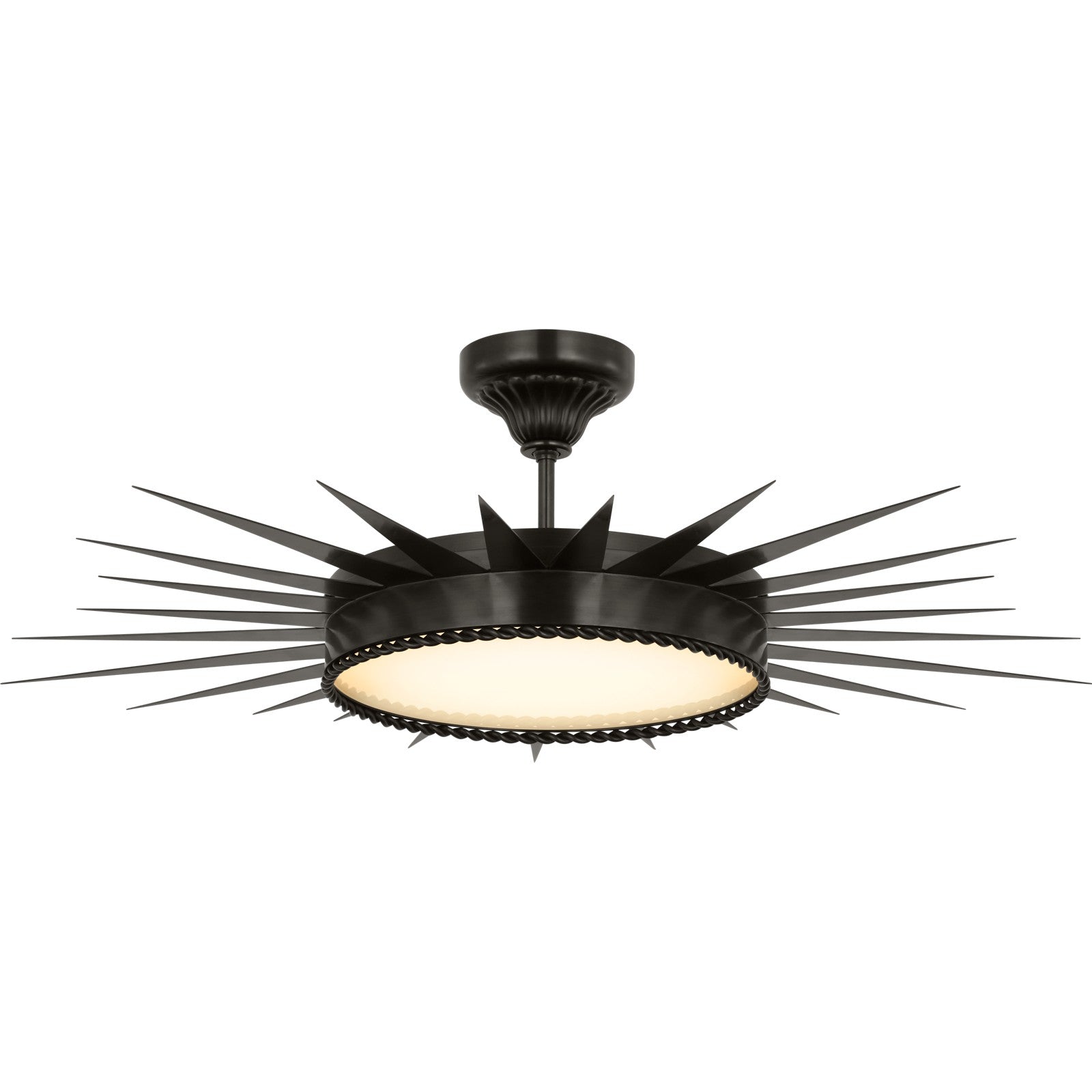 Soleil 36" Semi-Flush Mount - Visual Comfort Ceiling Lights