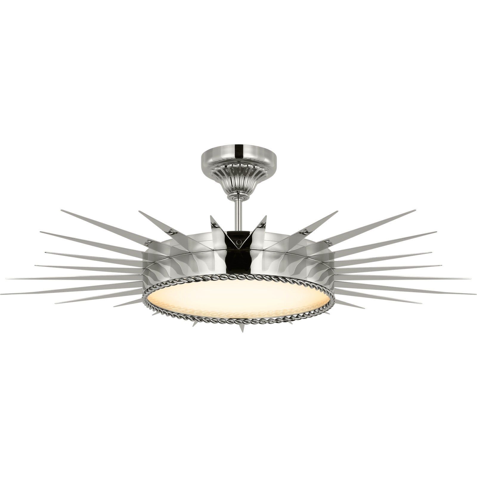 Soleil 36" Semi-Flush Mount - Visual Comfort Ceiling Lights