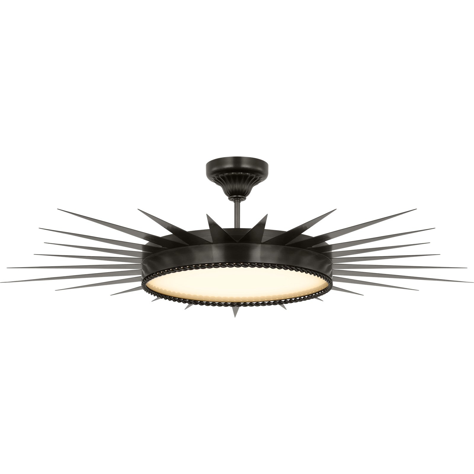 Soleil 45" Semi-Flush Mount - Visual Comfort Ceiling Lights