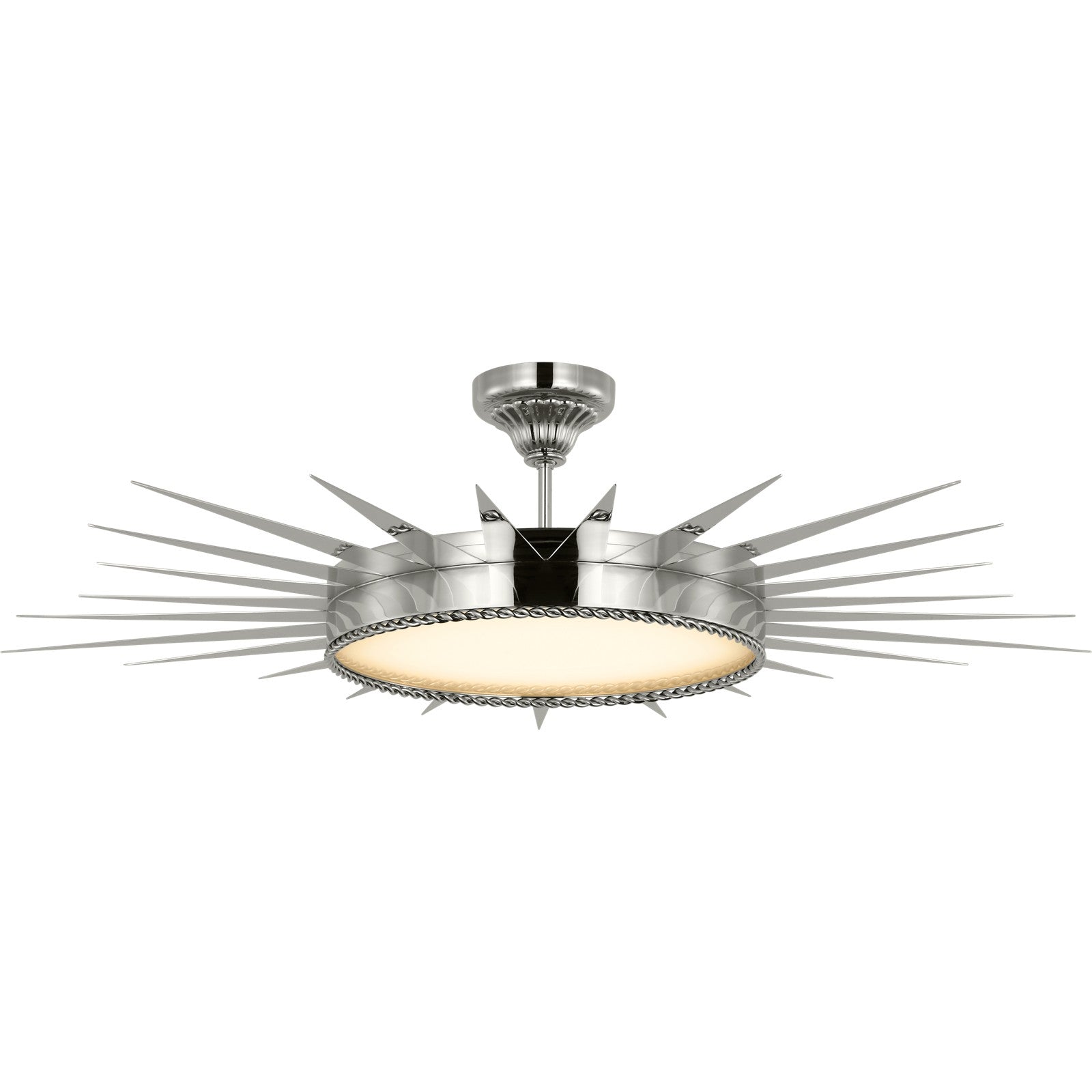 Soleil 45" Semi-Flush Mount - Visual Comfort Ceiling Lights