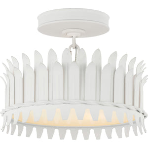 Leslie 12" Semi-Flush - Visual Comfort Ceiling Lights