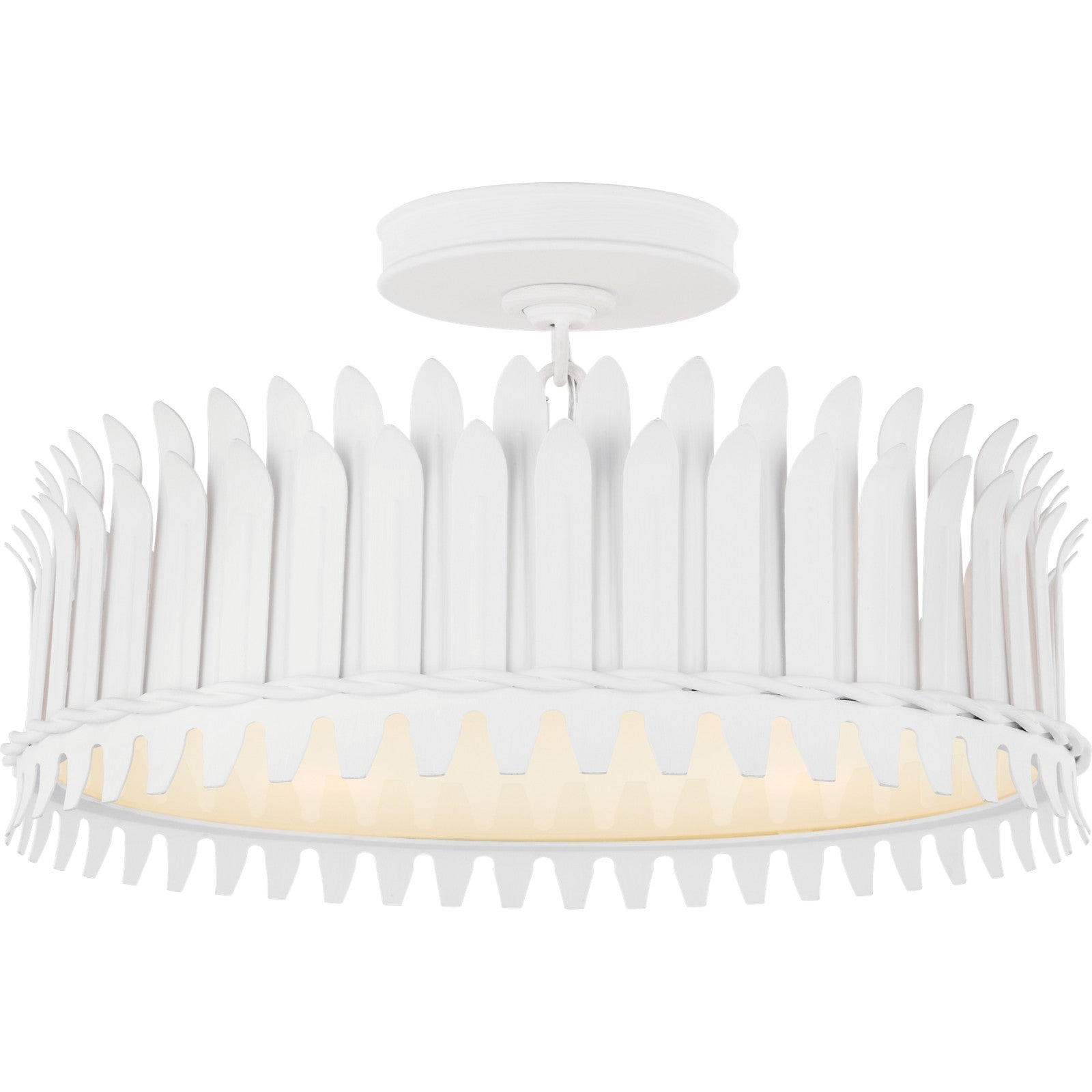 Leslie 16" Semi-Flush - Visual Comfort Ceiling Lights