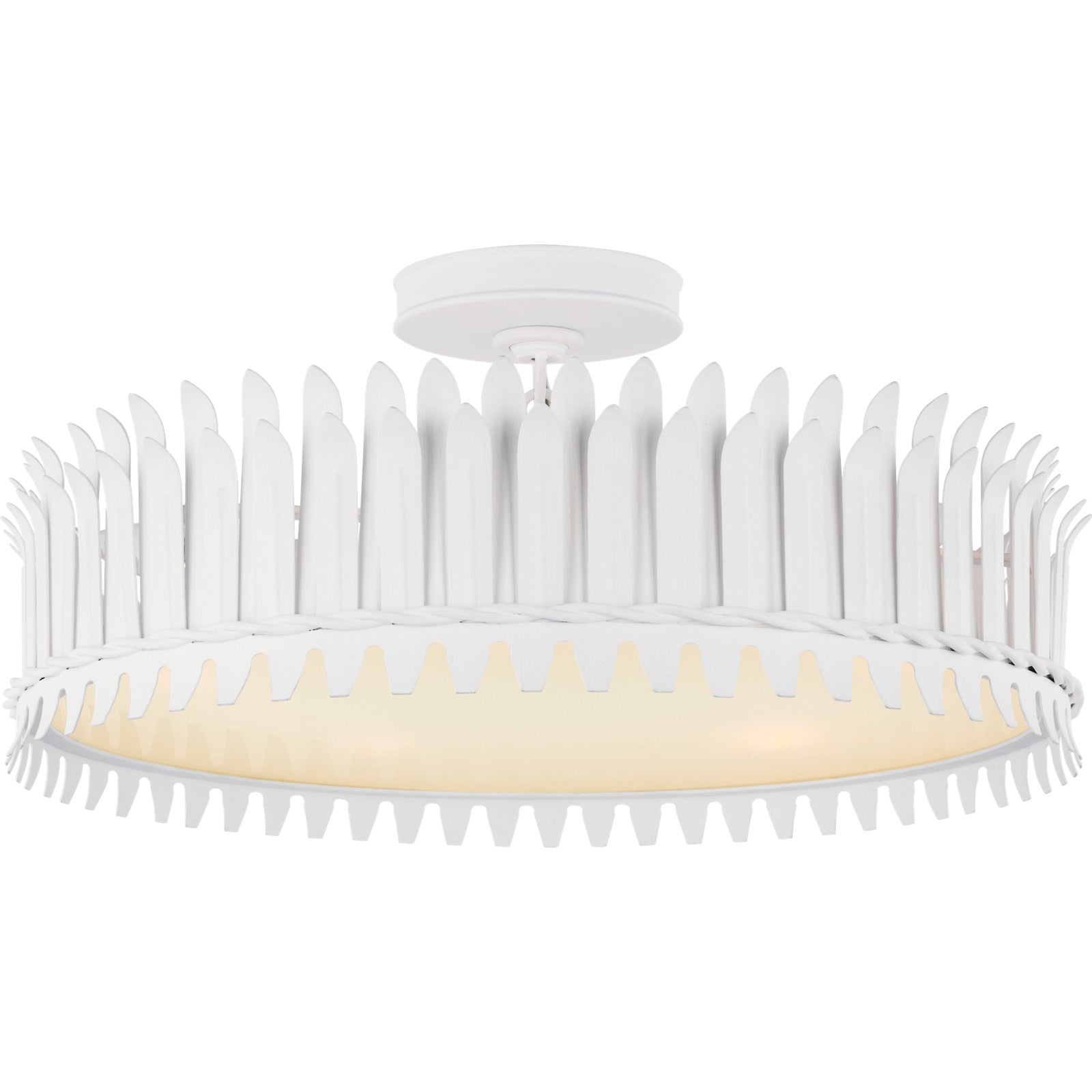 Leslie 21" Semi-Flush - Visual Comfort Ceiling Lights