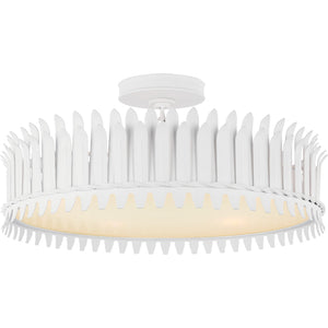 Leslie 21" Semi-Flush - Visual Comfort Ceiling Lights