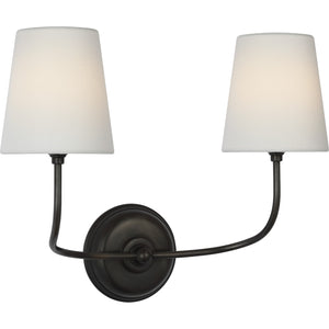 Vendome 16" Cordless Double Sconce - Visual Comfort Wall Lights
