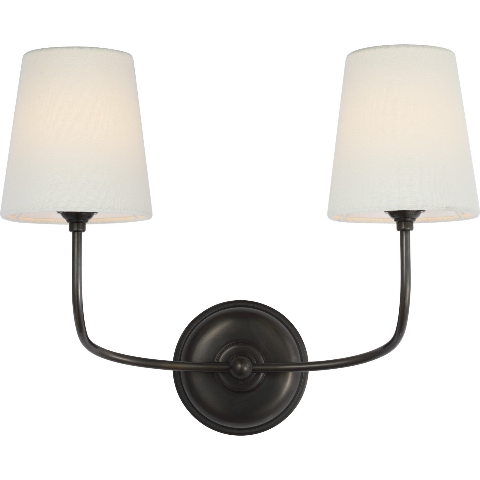 Vendome 16" Cordless Double Sconce - Visual Comfort Wall Lights