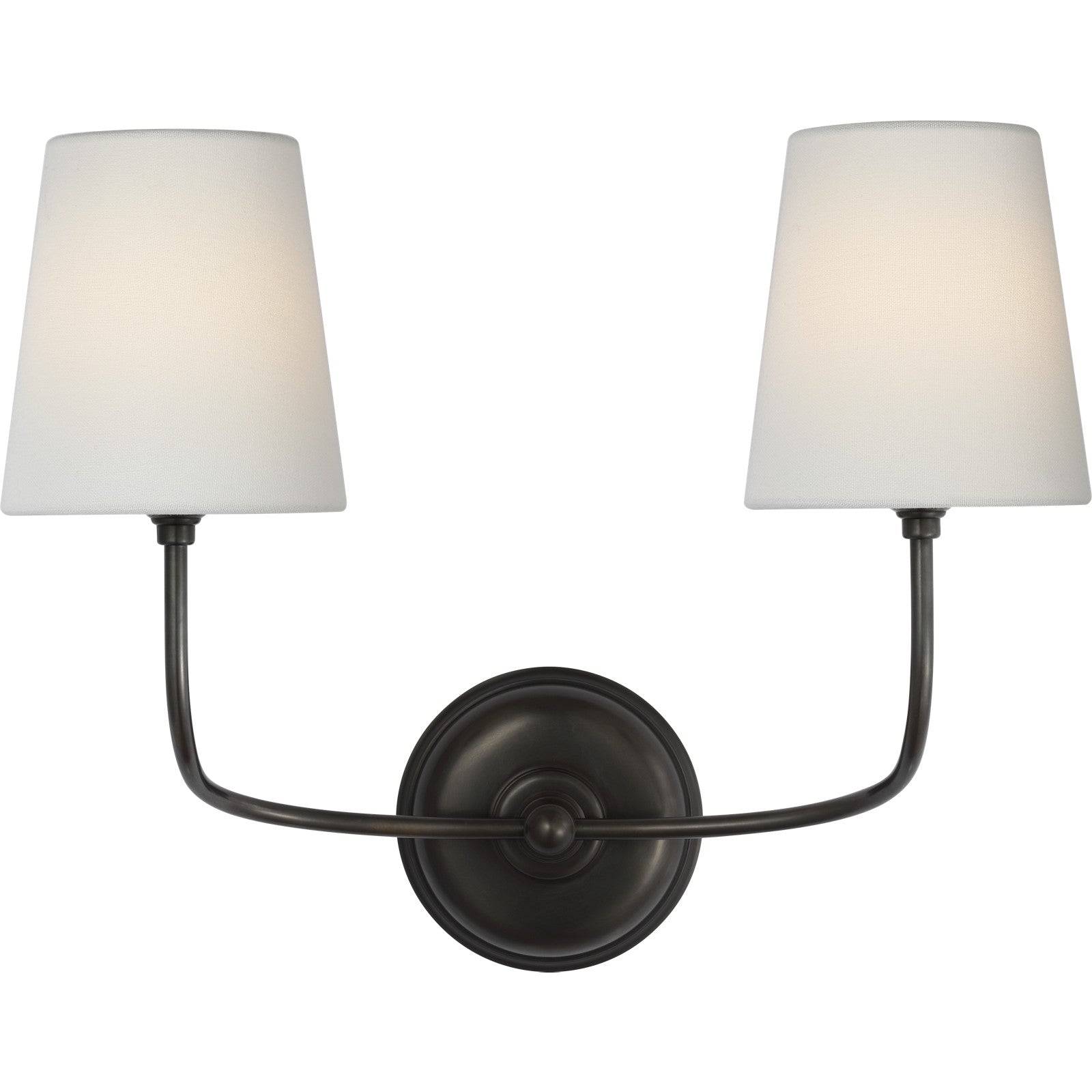 Vendome 16" Cordless Double Sconce - Visual Comfort Wall Lights
