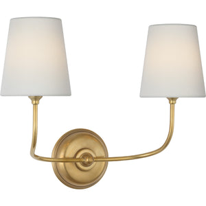 Vendome 16" Cordless Double Sconce - Visual Comfort Wall Lights