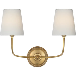 Vendome 16" Cordless Double Sconce - Visual Comfort Wall Lights