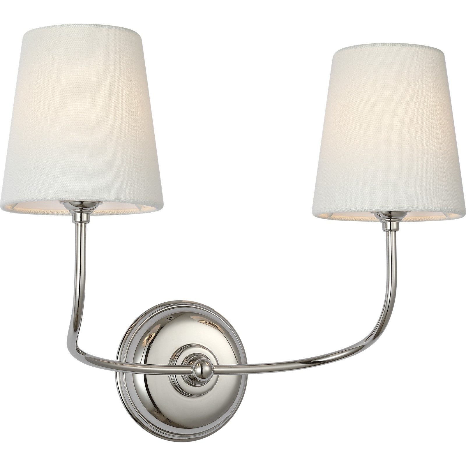 Vendome 16" Cordless Double Sconce - Visual Comfort Wall Lights