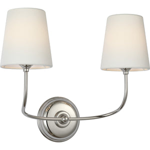 Vendome 16" Cordless Double Sconce - Visual Comfort Wall Lights
