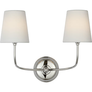 Vendome 16" Cordless Double Sconce - Visual Comfort Wall Lights