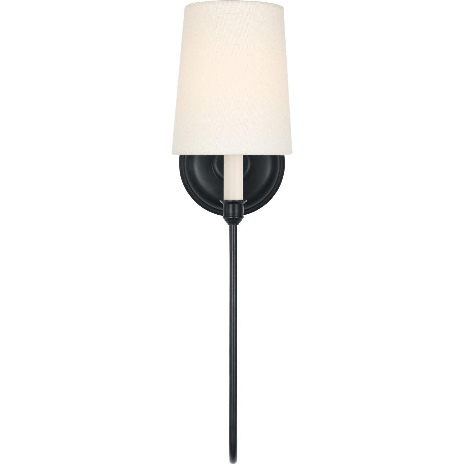 Vendome 21" Deep Arm Cordless Sconce - Visual Comfort Wall Lights