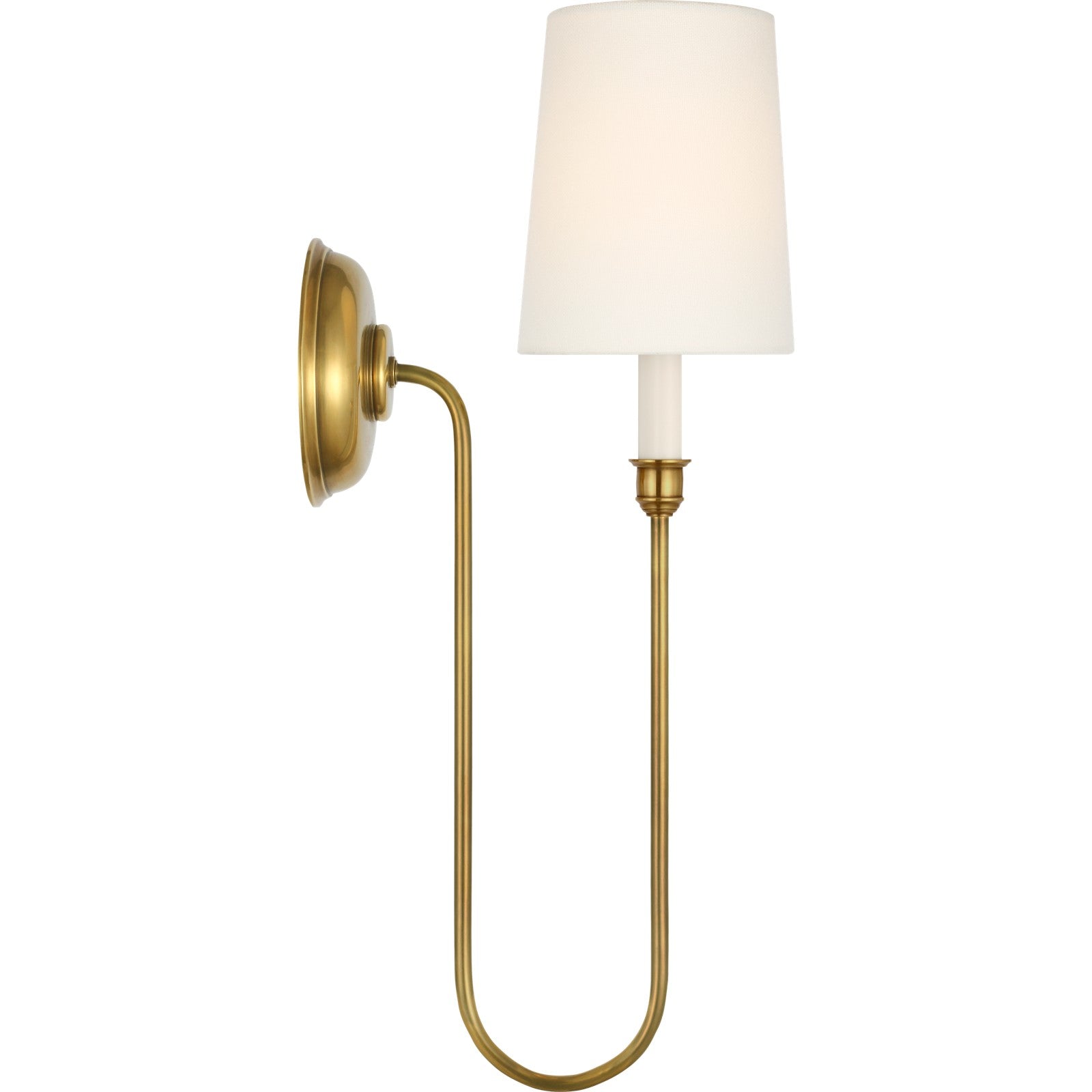 Vendome 21" Deep Arm Cordless Sconce - Visual Comfort Wall Lights