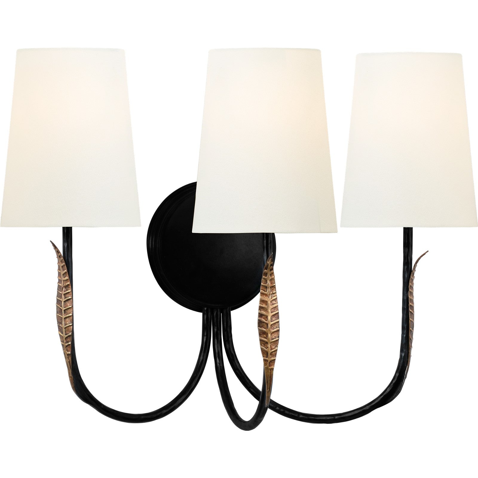 Kairos 14" Triple Sconce - Visual Comfort Wall Lights