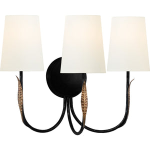 Kairos 14" Triple Sconce - Visual Comfort Wall Lights