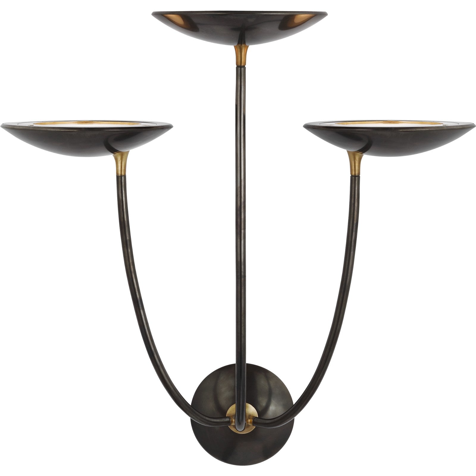Keira Large Triple Sconce - Visual Comfort Wall Lights