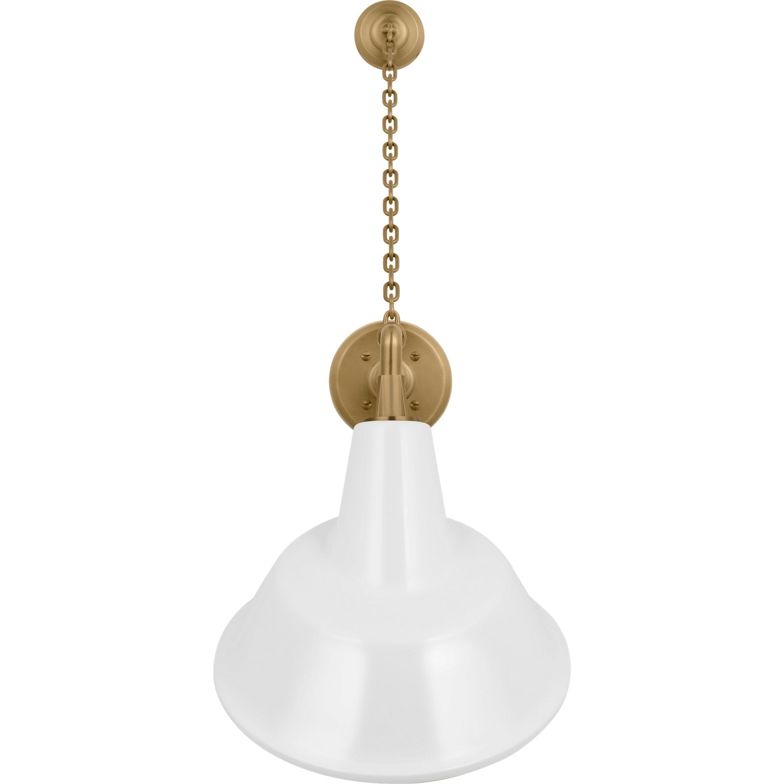 Academy 17.5" Anchored Mack Barn Light - Visual Comfort Outdoor Lighting