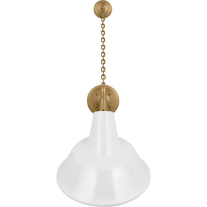Academy 17.5" Anchored Mack Barn Light - Visual Comfort Outdoor Lighting