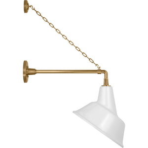 Academy 17.5" Anchored Mack Barn Light - Visual Comfort Outdoor Lighting