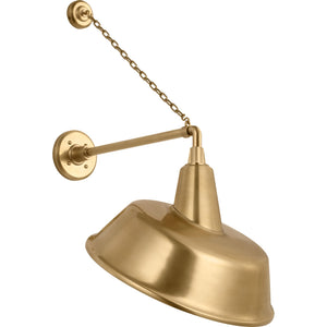 Academy 17.5" Anchored Mack Barn Light - Visual Comfort Outdoor Lighting