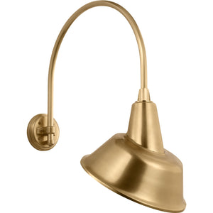 Academy 19.5" Arched Mack Barn Light - Visual Comfort Outdoor Lighting