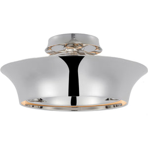 Garland 15" Dual Lit Ring Semi-Flush Mount - Visual Comfort Ceiling Lights