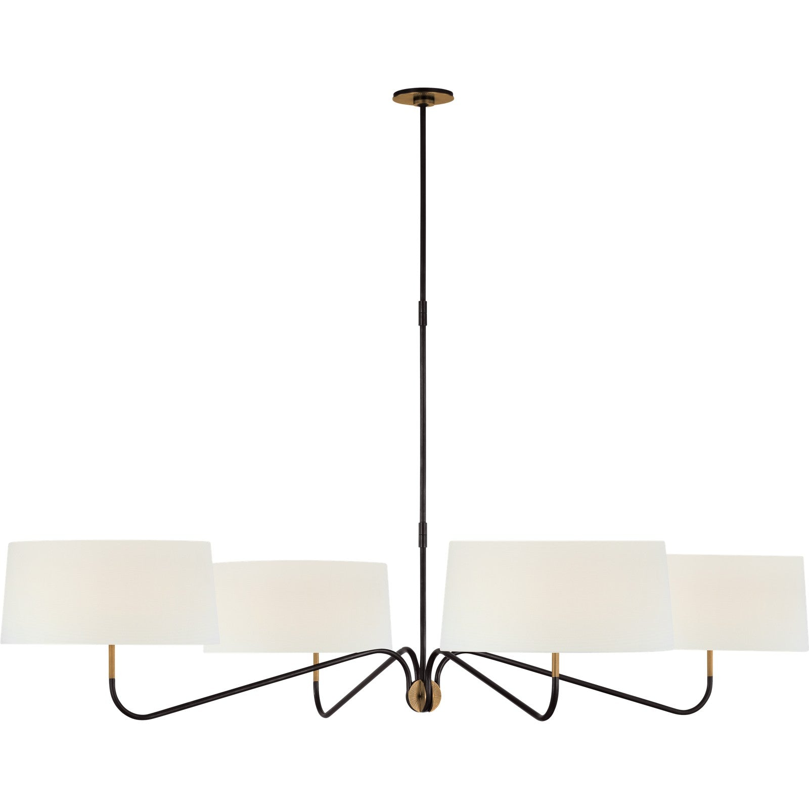 Canto Grande Four Arm Chandelier - Visual Comfort Ceiling Lights