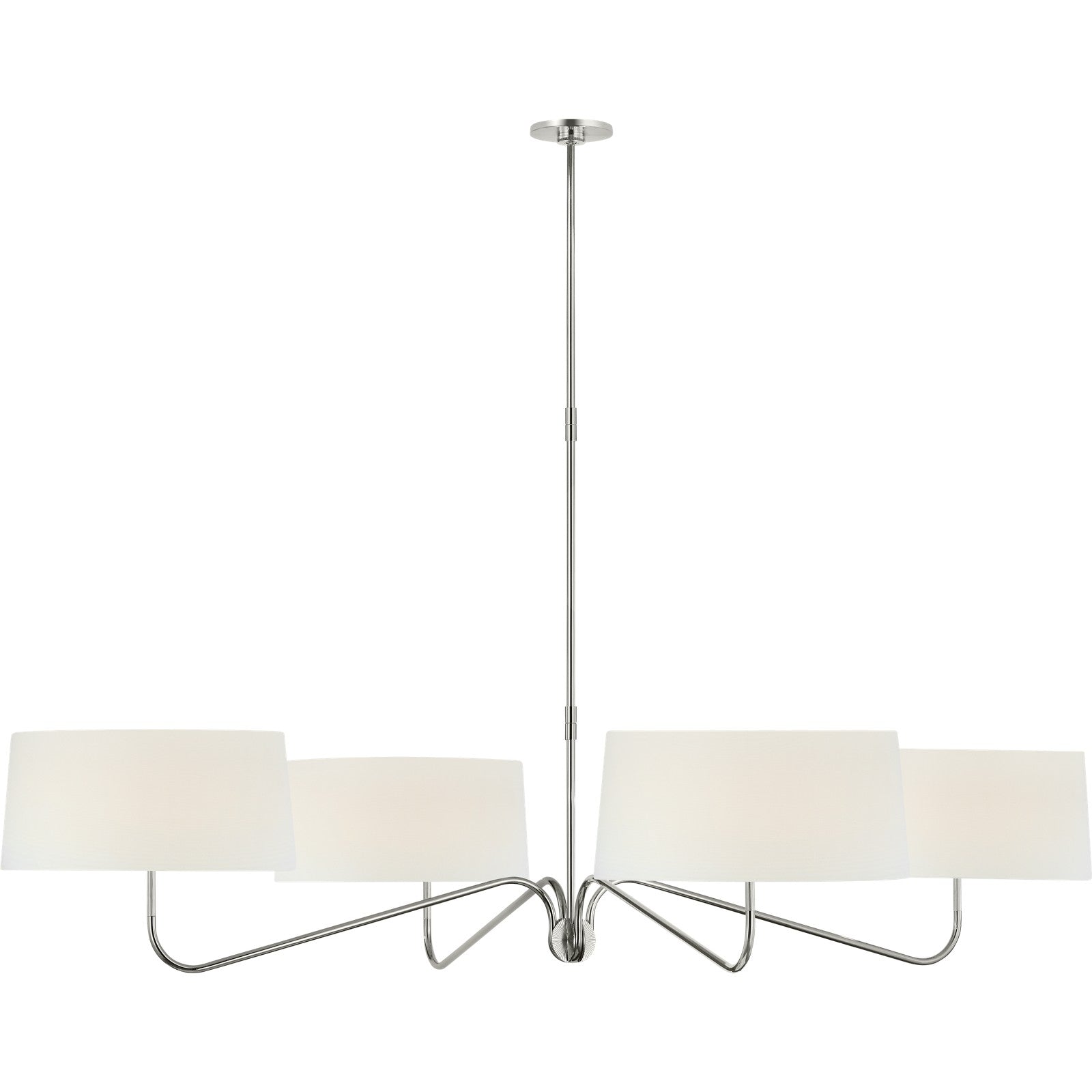 Canto Grande Four Arm Chandelier - Visual Comfort Ceiling Lights