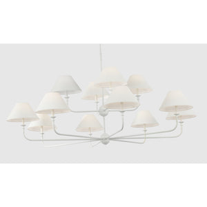 Piaf Oversized Two Tier Chandelier - Visual Comfort Ceiling Lights